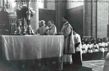 18 maggio 1935: riconsacrazione dell'altare del Sacro Cuore