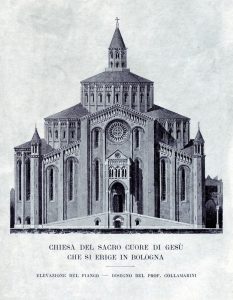 Seconda bozza di progetto del Sacro Cuore