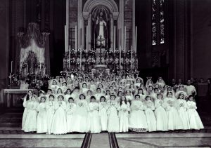 Prime Comunioni negli anni '50