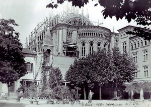 Estate del 1933: si procede alla ricostruzione della cupola